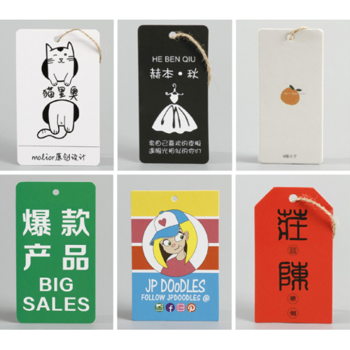 Hang Tag The Different Pattern Clothing Tags Factory